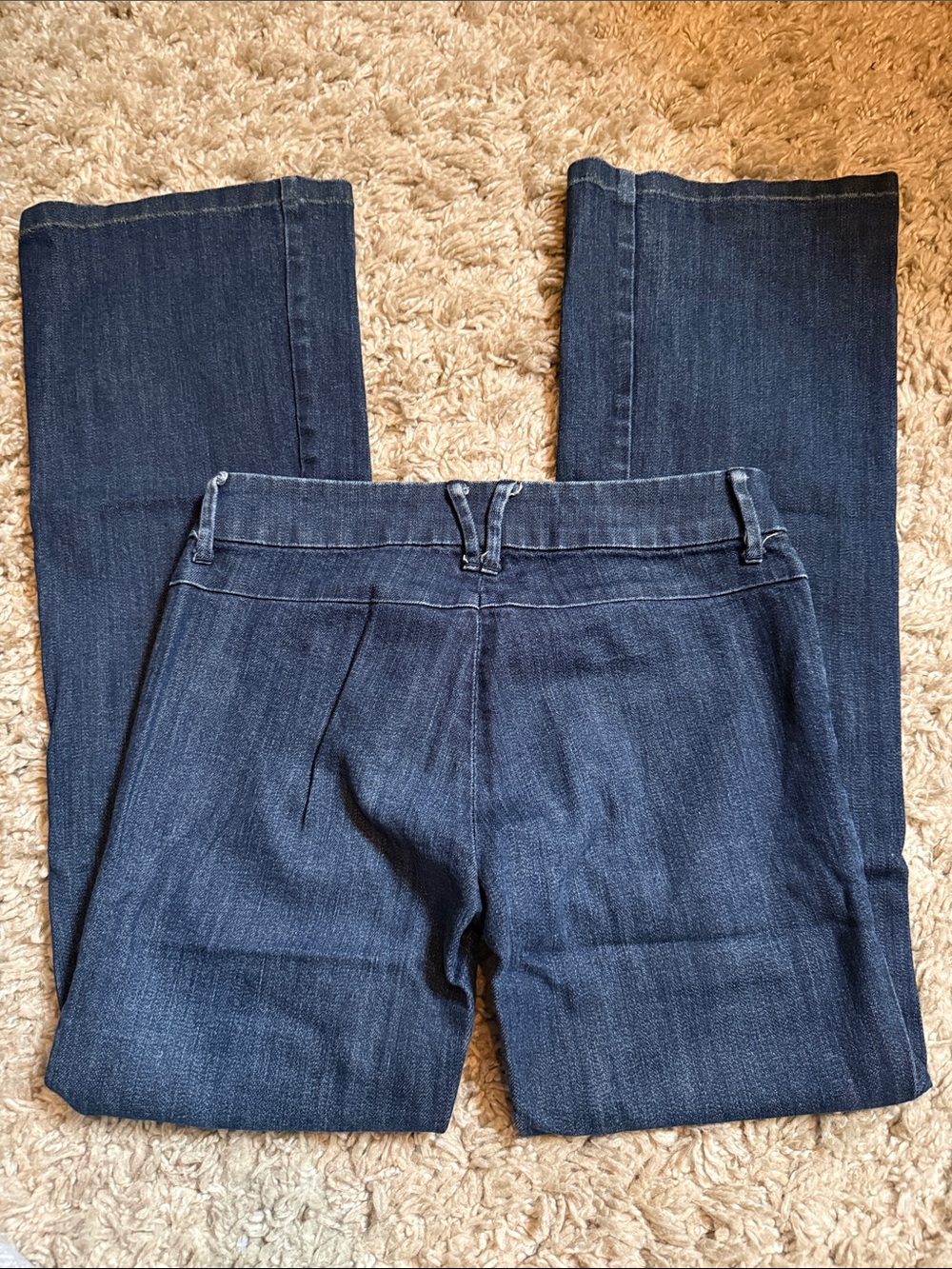 Vintage Y2K Banana Republic Pocketless Dark Wash Flare Jeans